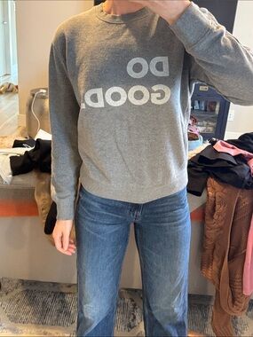 Cotopaxi Do Good Gray Crewneck Sweater size XS